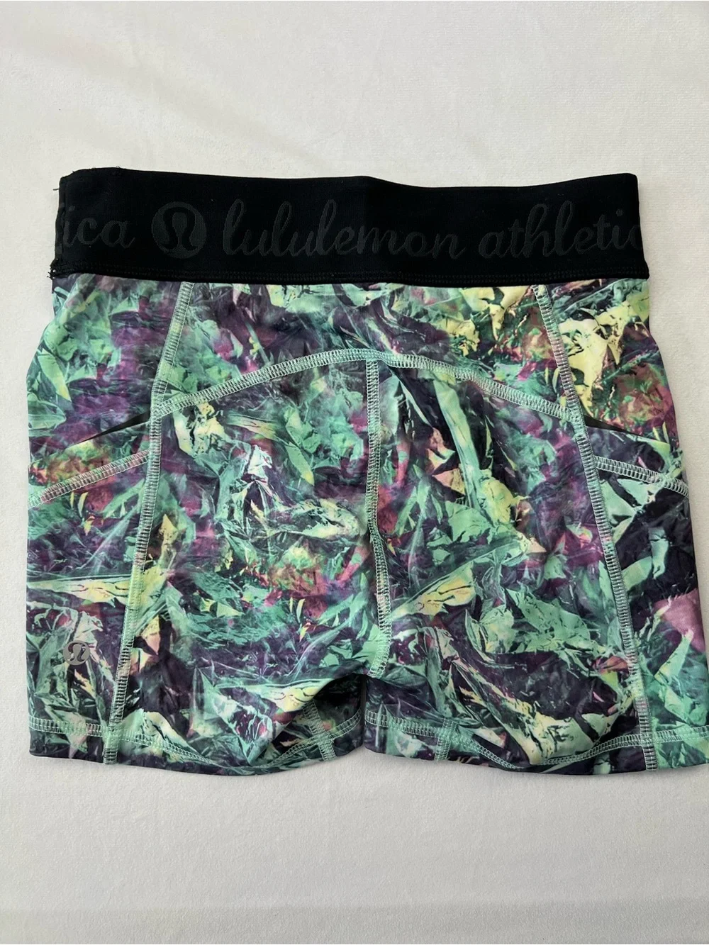 Lululemon What The Sport Shorts Women's Size 2 Biker Short Athletic